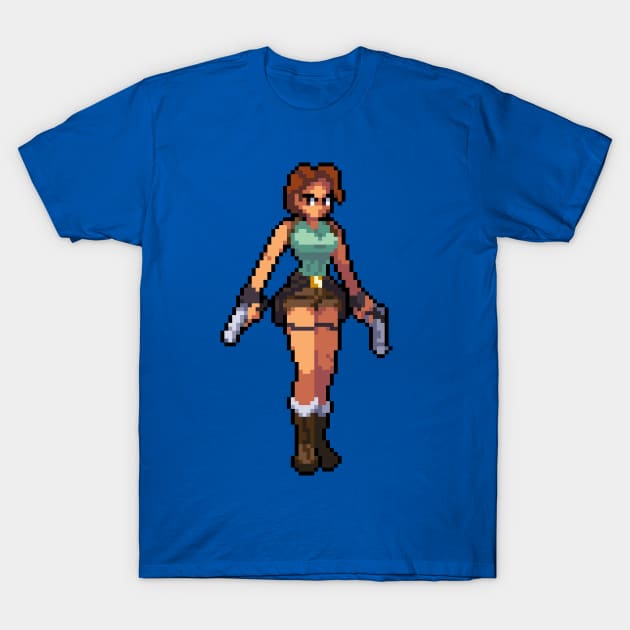 2D Treasure Hunter T-Shirt by winsarcade